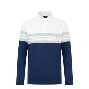 [와이드앵글]남성 CO 어깨 배색 보더 폴로 티셔츠 MWMU25271