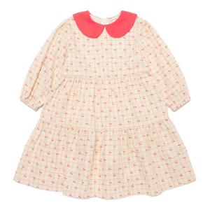 [래핑차일드]래핑차일드 체리레드 카라 원피스 84B19-500-77_JJ