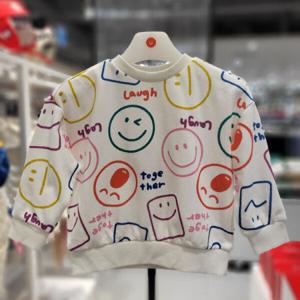 [래핑차일드]래핑차일드 스마일 맨투맨 85129-332-300_JJ