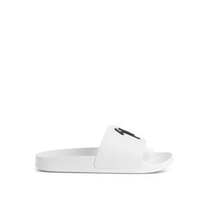 쥬세페자노티 브렛 로고 장식 슬라이더 샌들 RU50051H02