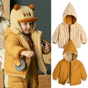 [모이몰른]유아 트러플리버시블 다운 패딩 점퍼 M244DMB06P