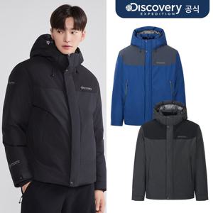 [디스커버리] 남성 베르겐 고어 윈드스토퍼 구스다운 숏패딩 3종 택1