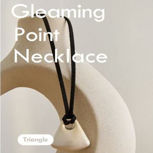 [나크21] 트라이앵글 펜던트 포인트목걸이 NKA53-N-12