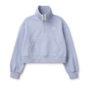 [레노마키즈]R2348T184에리 배색 반집업 크롭 맨투맨_JJ