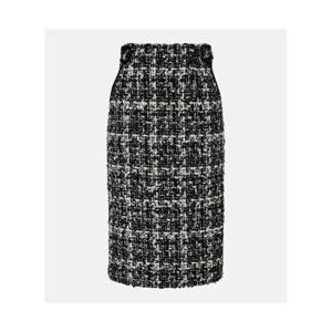 돌체앤가바나 체크 미디 스커트 P01052476