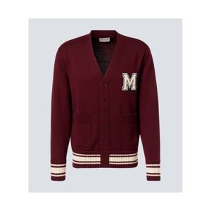 몽클레어 패치 아플리케 울 카디건 P01068479