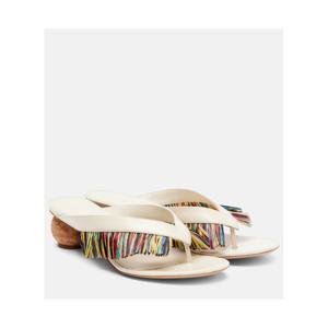 페라가모 Bettie 프린지 샌들 P01090787