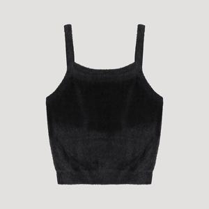 [시스티나]부클 크롭 니트 베스트 ASKVTO41030