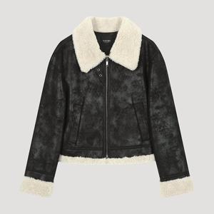 [시스티나]시어링 집업 무스탕 자켓 AWUJKO41010