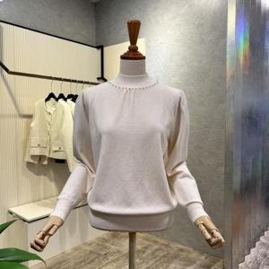 [ab.f.z]AOA1NW31A_반폴라 진주 셔링 니트