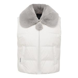 [파리게이츠] (521E4JV482)여성 퍼 카라 구스다운 크롭 점퍼 베스트