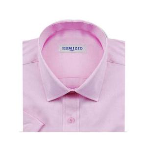 반팔일반)고급텍스쳐 핑크 셔츠
