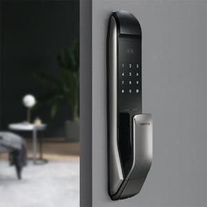 [직접설치]직방 SHP-P51 현관문 카드키 디지털 푸시풀 번호키 도어락 교체 설치