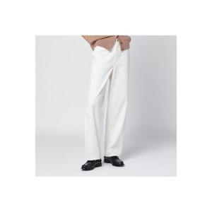 메종 키츠네 테이퍼드 진 PW01104WD4015 WHITE TP956842101