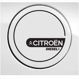 D24 시트로앵 주유구 데칼스티커 원형 TKIC-37