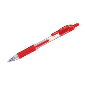 볼펜 제브라 사라사펜 0.5mm 적 1P 빨강색펜 잘써지는