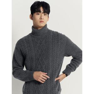 [빈폴멘] 아란 터틀넥 니트  애쉬 (BC5Y51C574)