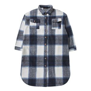 부루앤쥬디 롱마드라스체크자켓셔츠 BBRLSH401B