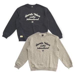 [엄브로] 2025 UQ421CFSN3/스웨터라이크 라운드 맨투맨/DVY0(네이비),MGR0(그레이)