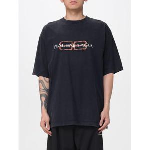 발렌시아가 반팔 티셔츠 764235TTVD6 1041 Black