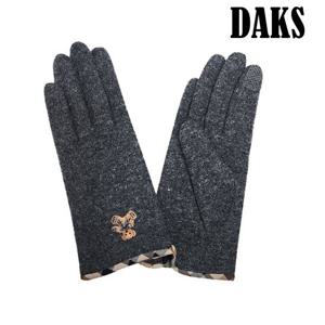 [닥스(장갑)]곰돌이 자수포인트 여성모직장갑GBD711I