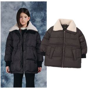 블루테일2 AZH4JP04DB 주니어 남아 여아 다크브라운 미드기장 다운 점퍼 초등 2025년 겨울