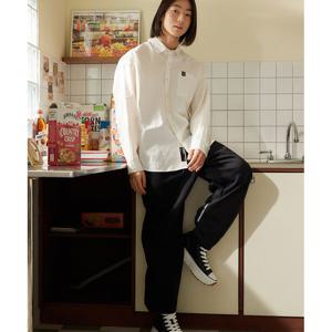 [라이프워크] L2 코인 와펜 와이드 팬츠 (기모안감)_LW224KL452