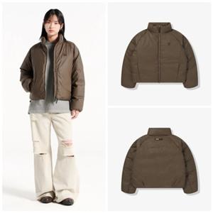 [휠라] FILA 25년 여성용 레더라이크 다운 FS254DJ01F007217 브라운