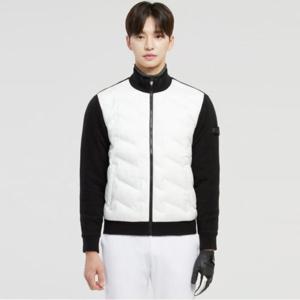 [와이드앵글]남성 TO 웰딩튜브 패딩 풀집업 스웨터 Black(WMW25K33Z1)