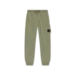 26 SS 스톤 아일랜드 로고 패치 컴퍼스 드로스트링 팬츠 그린 K2S156200010S0051