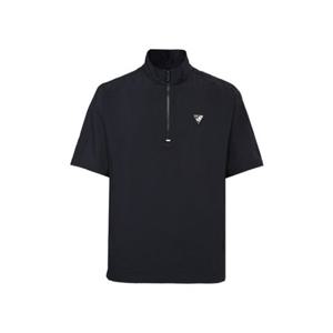 [와이드앵글] WMM25174Z1    CO 써커 쿼터집업 아노락 M (Black)