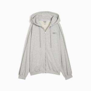 [푸마]푸마 X 로제 오버사이즈 프렌치 테리 풀짚 자켓 PUMA X ROS T7 Hoodie 633801-