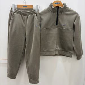 [에스핏]벨로아  반집업세트 상하복 - 카키 (SJZ711MKTR10)_CJ