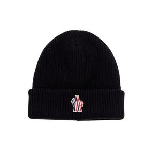 몽클레어 로고 자수 비니 3B00006M1115999 BLACK DOM