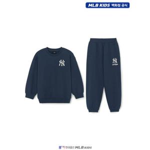 [MLB키즈US] (7AS2B0956-50NYL) 스트릿 베이직 아트웍 기모 맨투맨 세트 아동맨투맨세트 키즈맨투맨세트