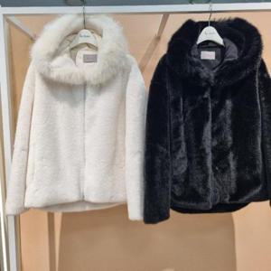 라티움 HC34 부드러운페이크밍크 후드집업 페이크밍크점퍼 T2554jp02