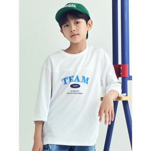 [탑텐키즈]남아) 쿨에어 코튼 크루넥 7부티 MKF2TS1203