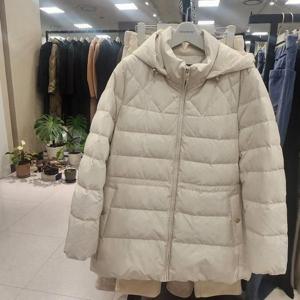 올리비아하슬러 HC42 후드 하프기장 점퍼 OHES-DW102-IV100