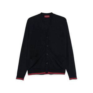 구찌 니트 울 가디건 WITH WEB PATTERN 814529XKEJV4060 TP565492870