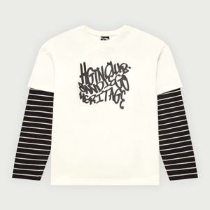 [행텐 틴즈]행텐틴즈 프렌치 테리 백 브러쉬 레이어드 티셔츠_025(14540-031-811-05)