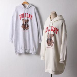 빅사이즈 511 기모베어홀리후드티 DRAF774