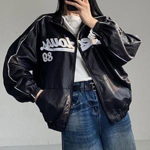 빅사이즈 511 힙한레터링스포티자켓 DPOV564