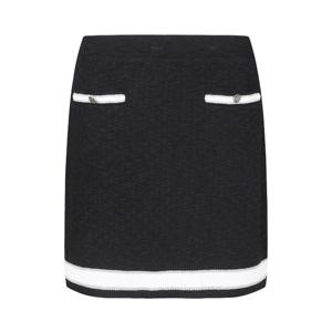 [세인트앤드류스]여성 체크 조직감 배색라인 니트 스커트 821E1PNA81