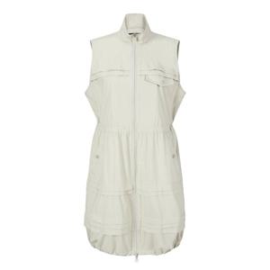 [세인트앤드류스]여성 스모킹 밴딩 칼라 슬리브리스 원피스 821E1JO002