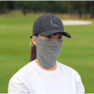 가야골프 V1 메쉬 체크 골프 스포츠마스크