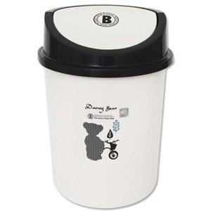 이쁜휴지통 원형 휴지통 10L 1개 쓰래기통 재활용통 다용