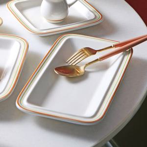 [시라쿠스] 메이플 직사각 생선접시 26cm