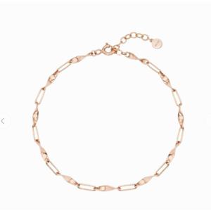 미니골드 14k 웨이브 클립 체인팔찌 BMSM4067