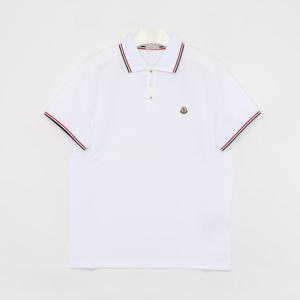 몽클레어 카라 스트라이프 반팔 남성 PK티 8A70300 84556 001