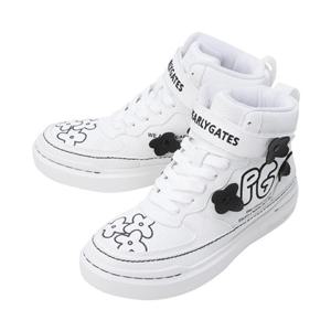 [파리게이츠] (521E4SEA41)여성 플로럴 크랙 하이탑 논스파이크 골프화